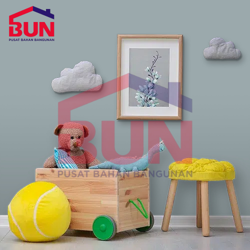 MINER GRAY NP N 2004T CAT TEMBOK EKSTERIOR INTERIOR NIPPON PAINT / ABU / ABU MUDA UKURAN 1 LITER