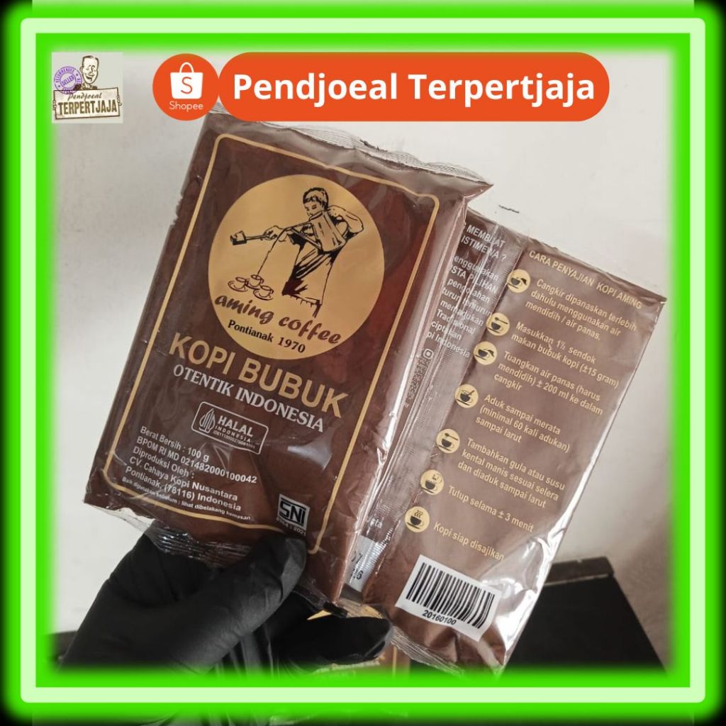 

Kopi Bubuk Aming Coffee Pontianak 100 Gram