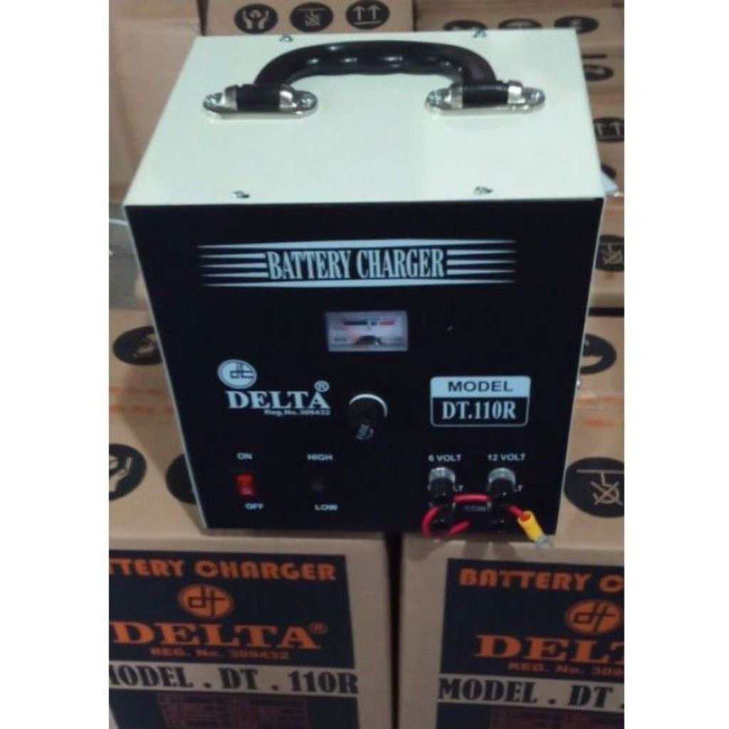 CHARGER BATTERY ACCU DELTA DT 110 R / CHARGERAN AKI DELTA MURAH KUAT BERKUALITAS