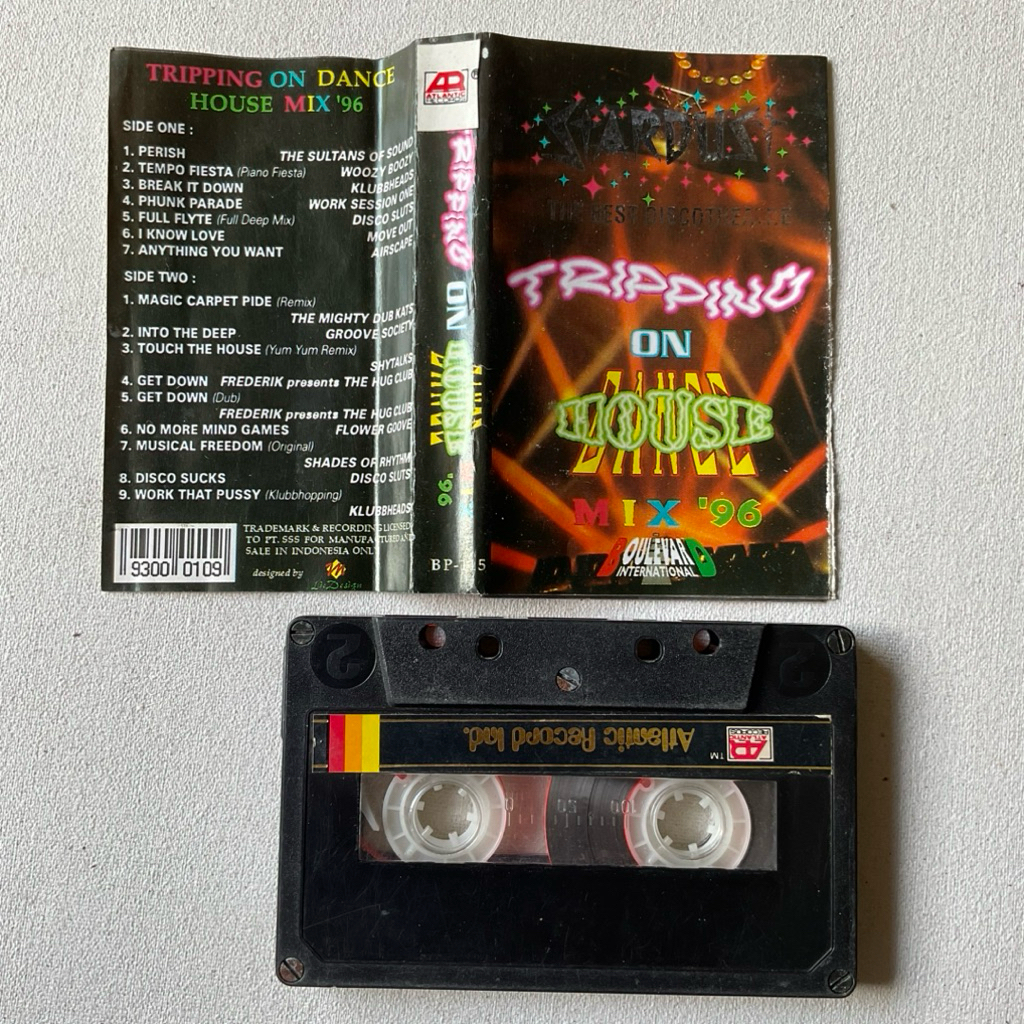 Kaset Pita Barat Stardust The Best Discotheatre Tripping on House Dance Mix ‘96