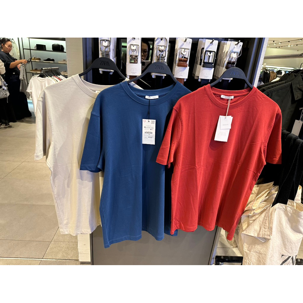 Kaos Polos Medium Weight Zara