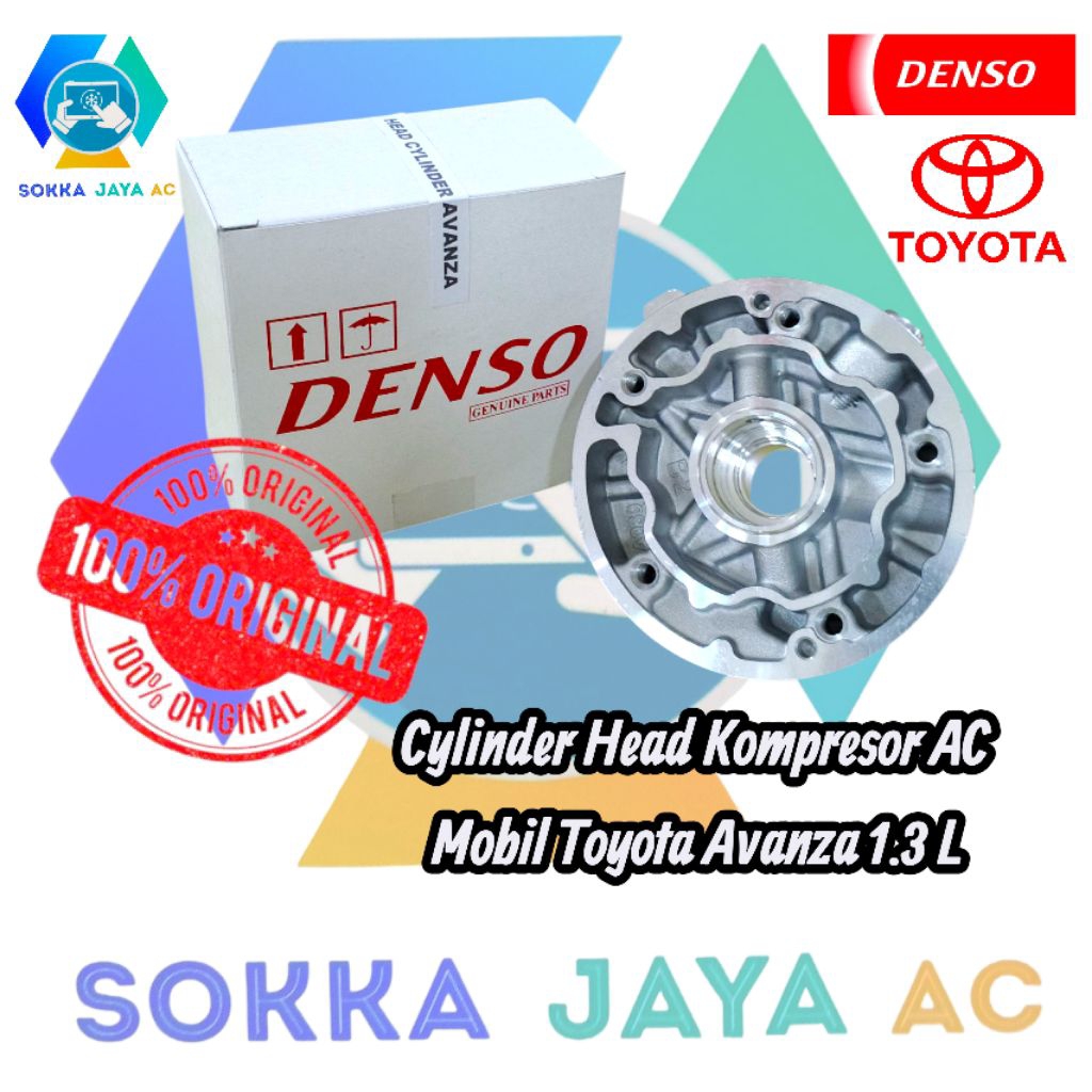 Cylinder Silinder Head Kompresor AC Mobil Toyota Avanza 1.3 L