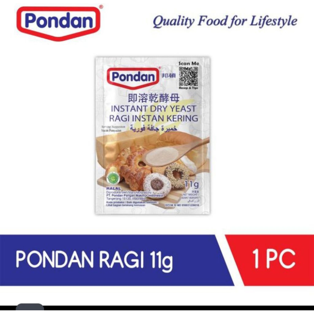 

Pondan Ragi Instan 11gr