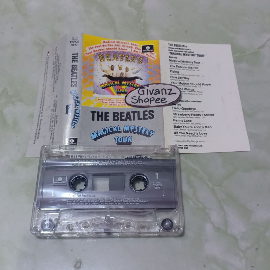 kaset pita THE BEATLES - Magical Mystery Tour