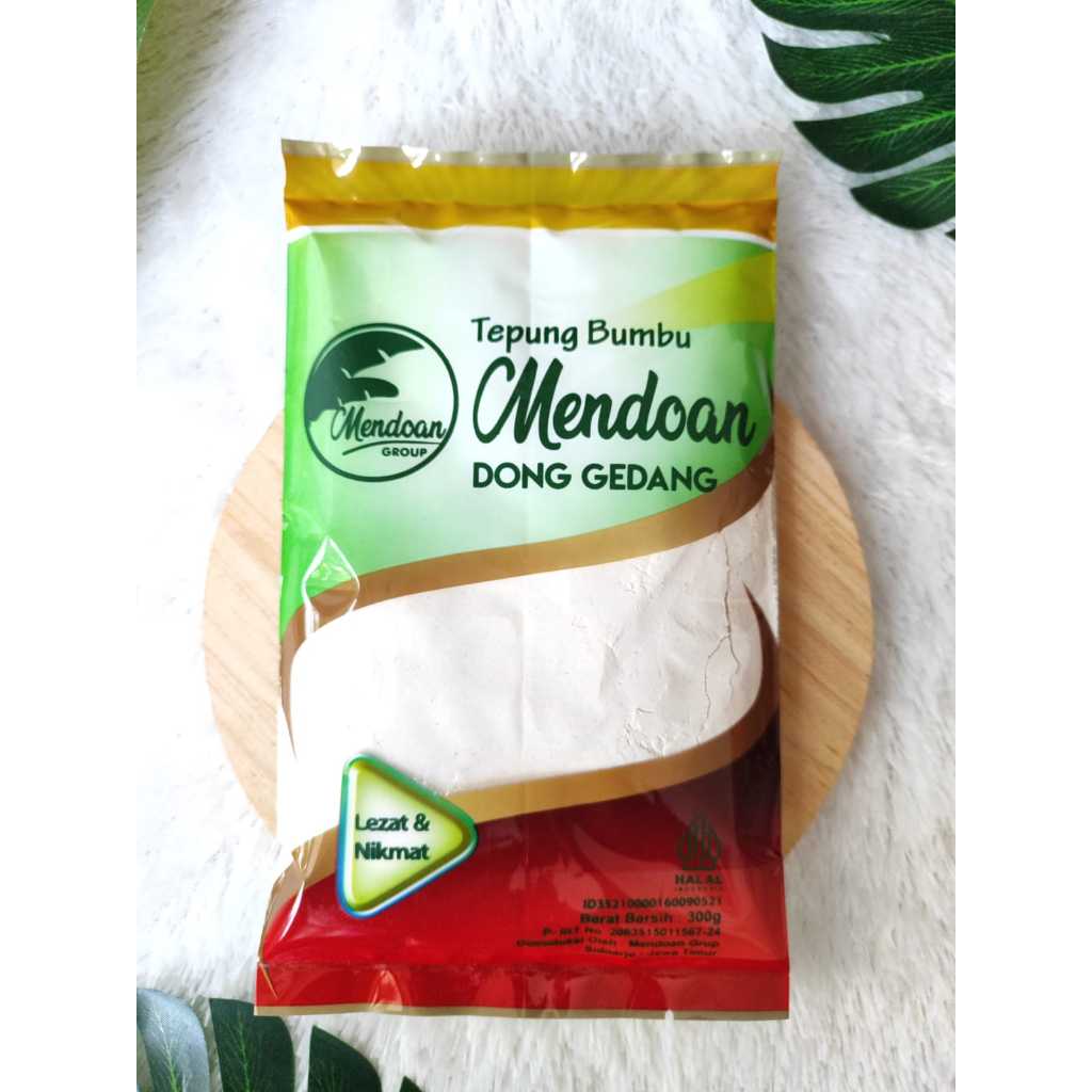 

Tepung Bumbu Mendoan Serbaguna Khas Banyumas DONG GEDANG kemasan 300g
