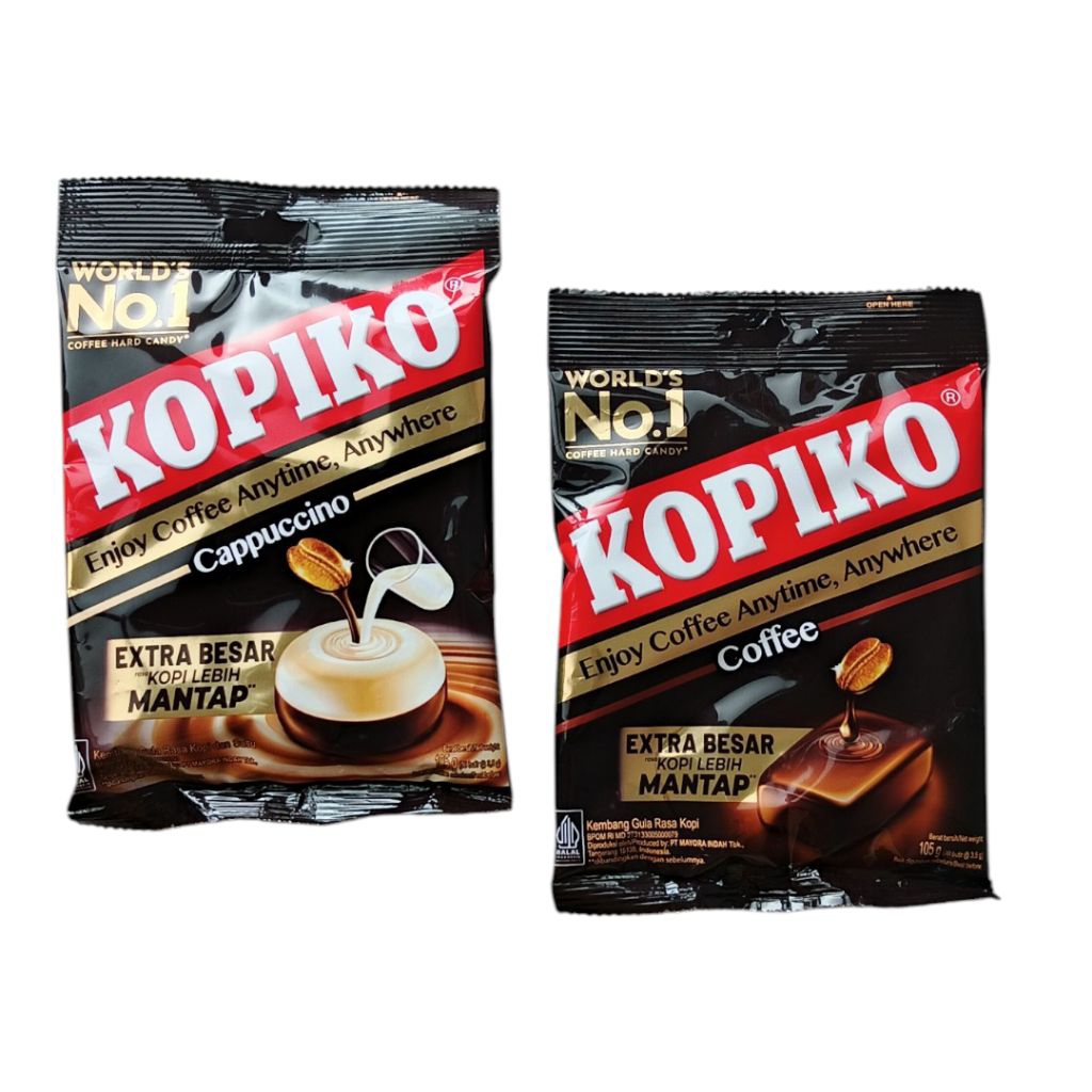 

Permen Kopiko 105g isi 30 Butir – Si Mini Rasa Kopi Asli!