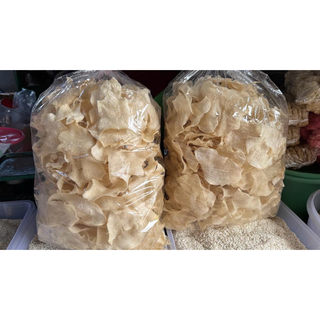 Kerupuk Gadung ukuran Besar. Tulungagung