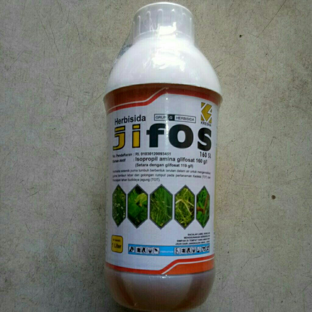 JIFOS 160 SL UK 1 L + METUSL 5 GRAM 1 SCH HERBISIDA SISTEMIK PEMBASMI GULMA TUNTAS SAMPAI KE AKAR