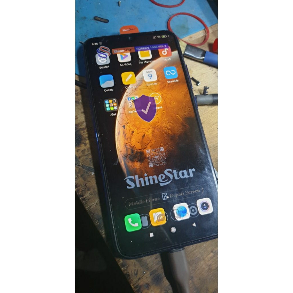 MESIN & LCD REDMI HIDUP NOTE 8 minus ORIGINAL baca deskripsi !!!