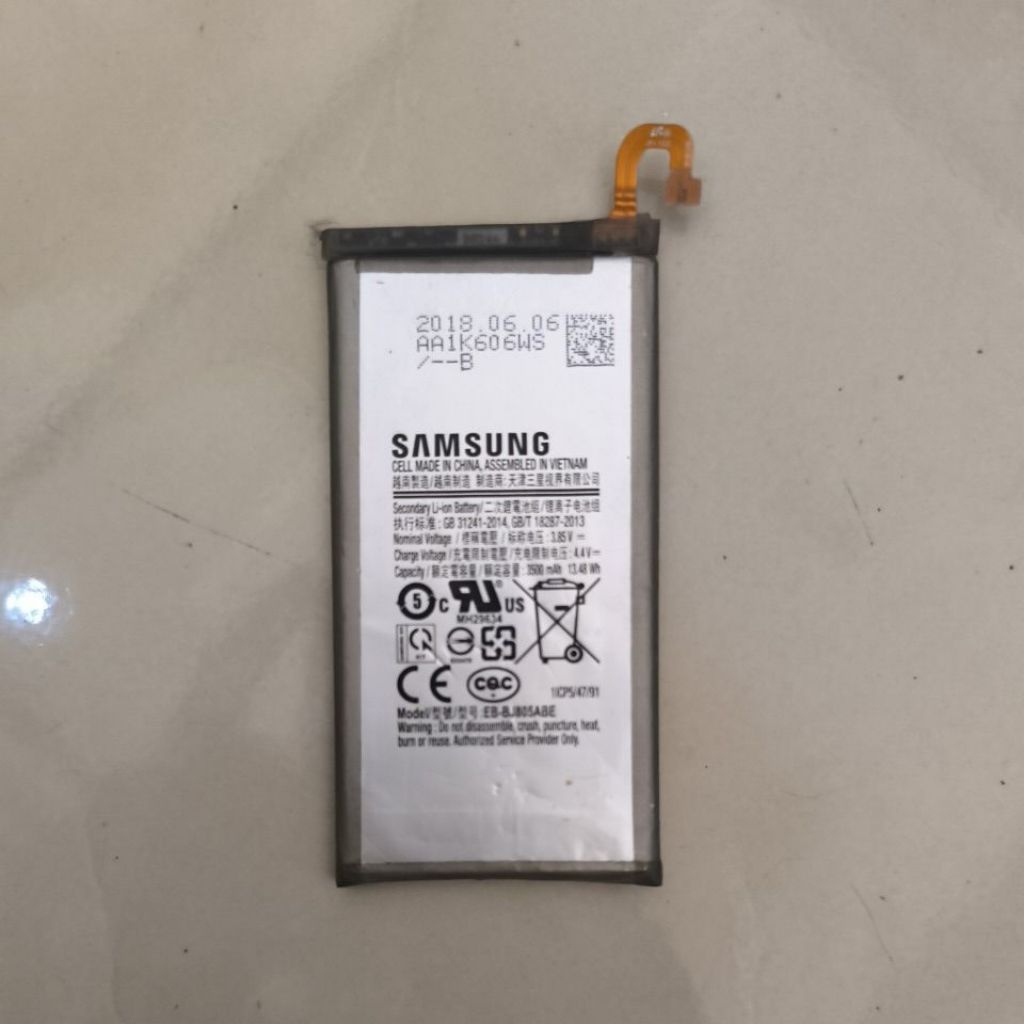 Baterai samsung A605G A6 plus Ori