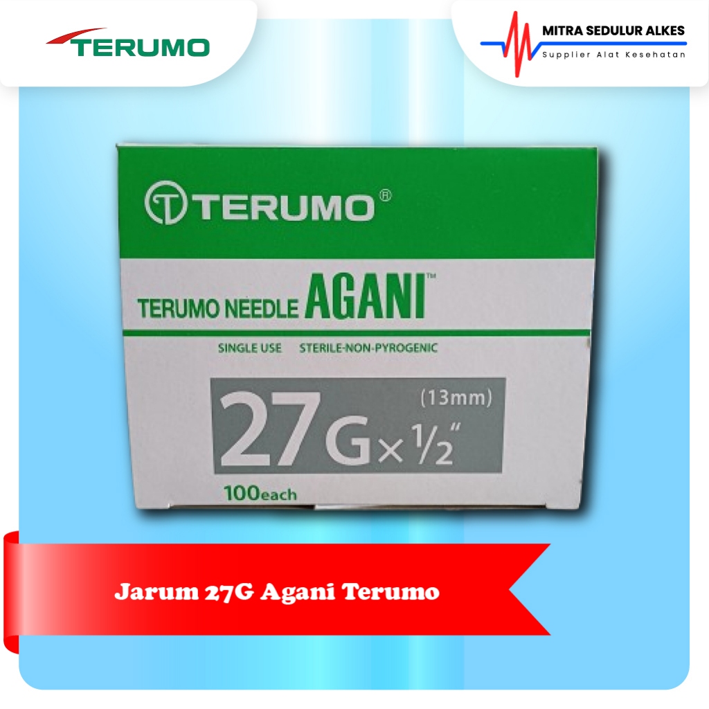 Jarum Agani 27G Terumo / Needle Terumo 27G