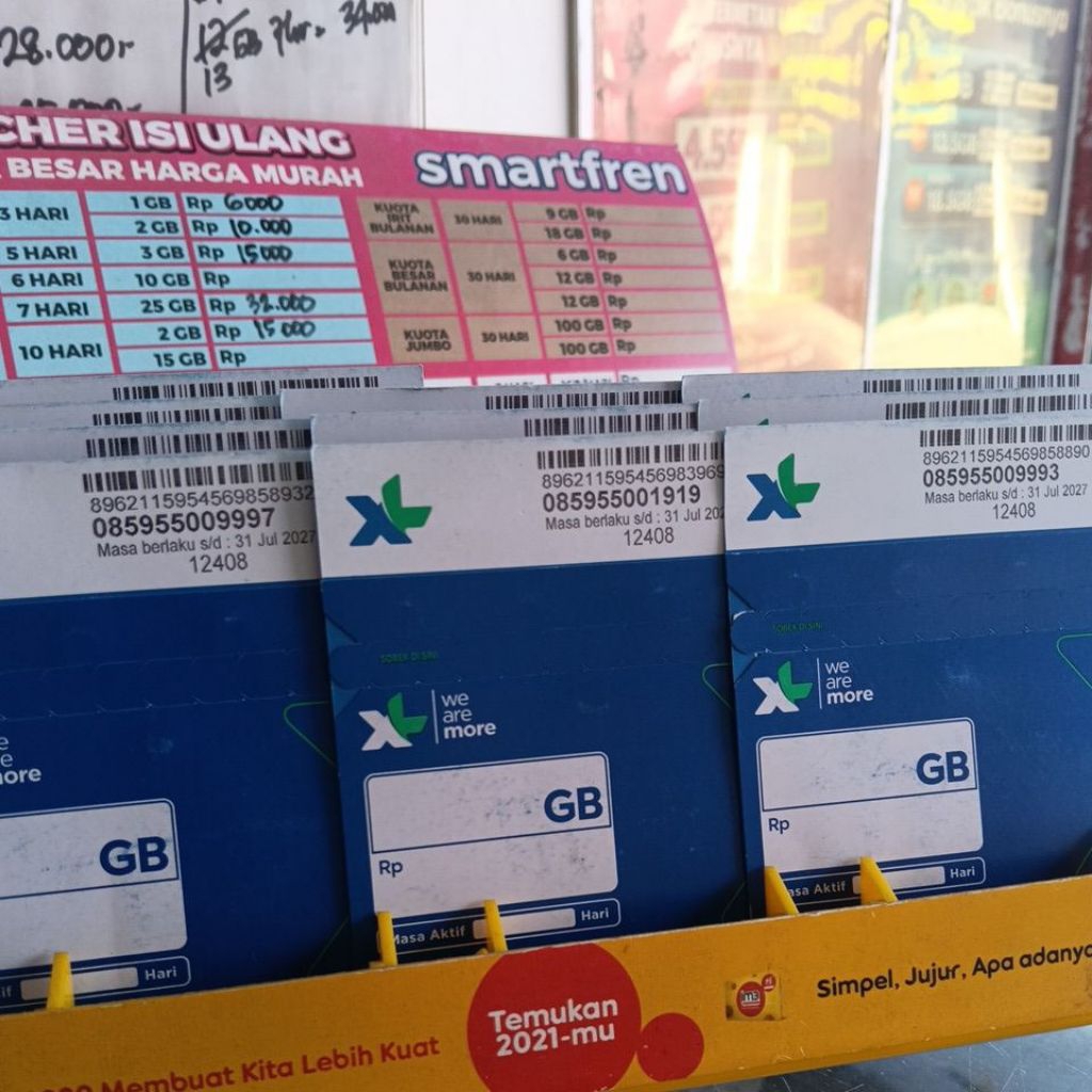 Instant2jam-Promo Murah Nomor cantik XL 3gb O859 55OO 2727 - O859 55OO 9993 Segel 2026 Mulai 70k-125