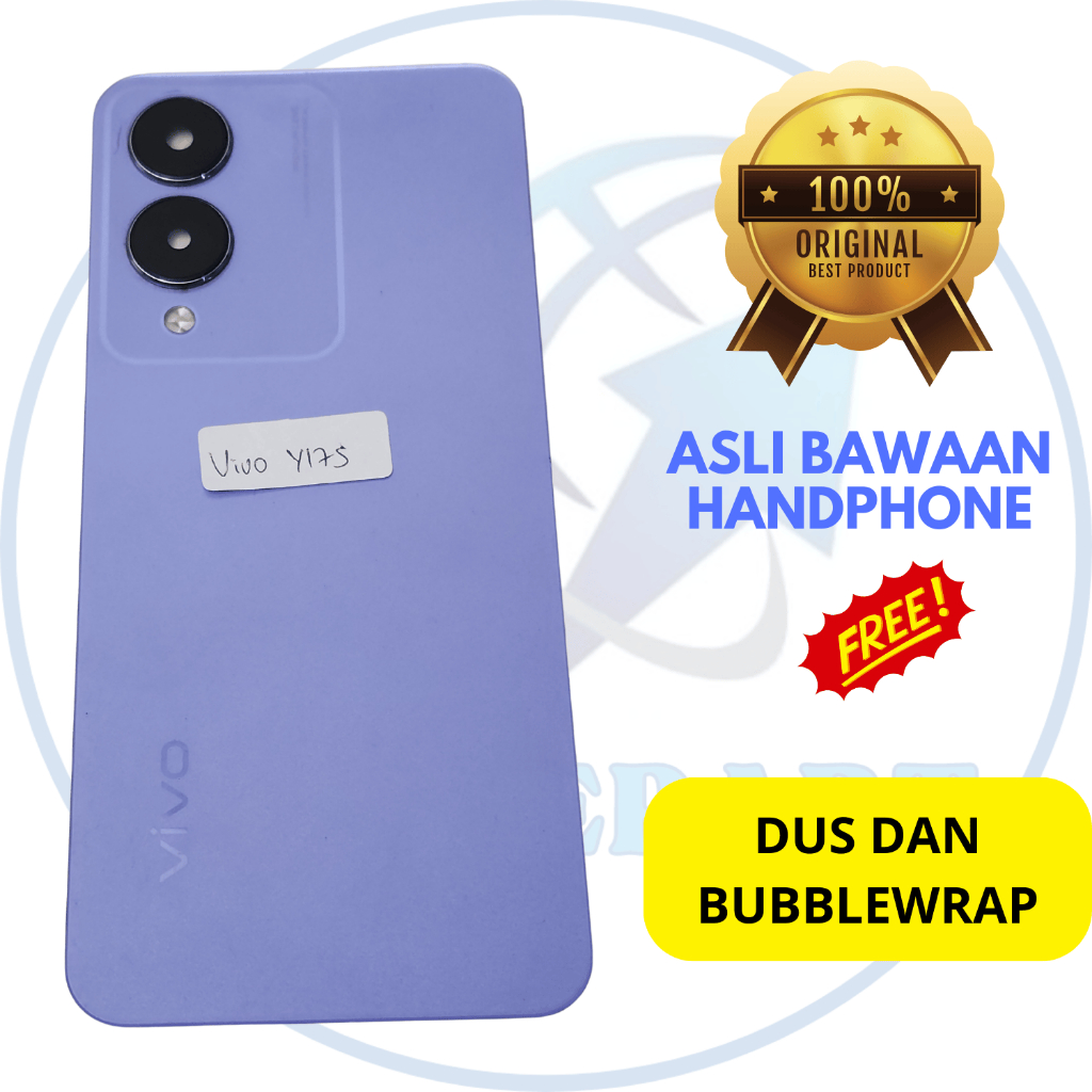 Backdoor tutup belakang hp Vivo y17s - asli ori copotan cabutan bawaan