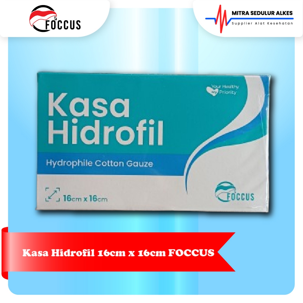 Kasa Steril Hidrofil 16x16 Bunda Merah Atau FOCCUS