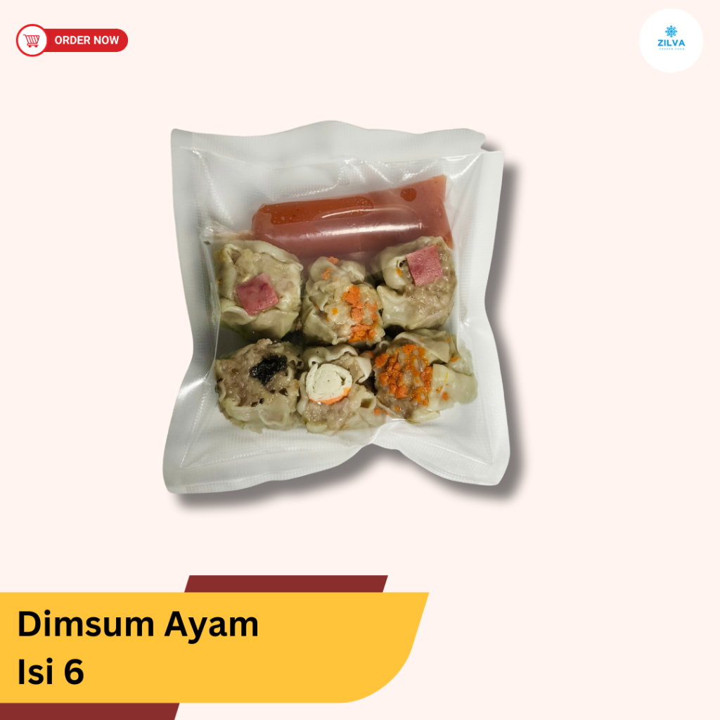 

Dimsum Ayam Frozen Isi 6 + Saus