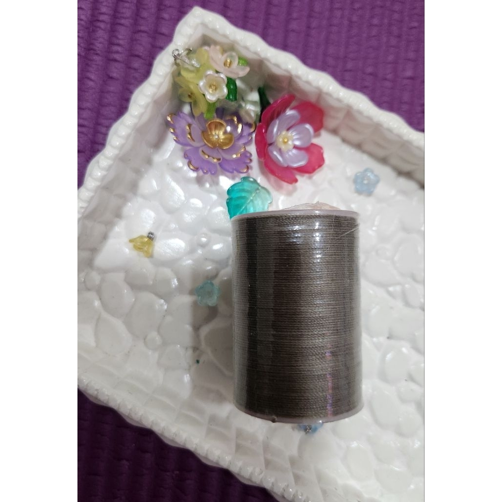 (10 mtr) Benang Galaces Waxed Leather Thread