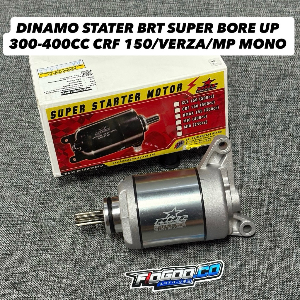 DINAMO STATER SUPER BRT CRF 150/VERZA/MP MONO 300CC DINAMO STARTER CRF 150 NEW MEGAPRO VERZA CRF150 