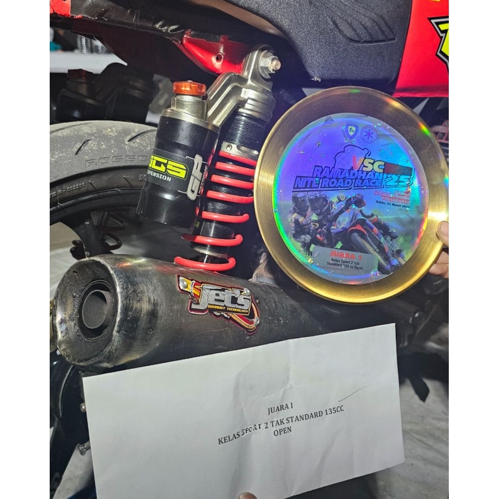 Knalpot Jets Original Rx King Chamber Bobokan Knalpot Rx King Road Race Chember