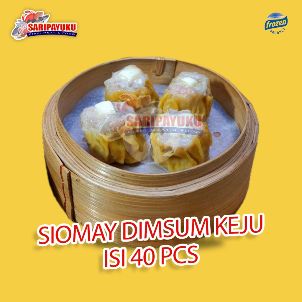 

Dimsum Siomay Keju Isi 40 PCS / Dimsum / Siomay / Camilan / Frozen Food / Surabaya