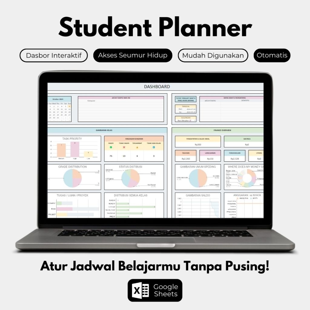 Template Study Student Planner