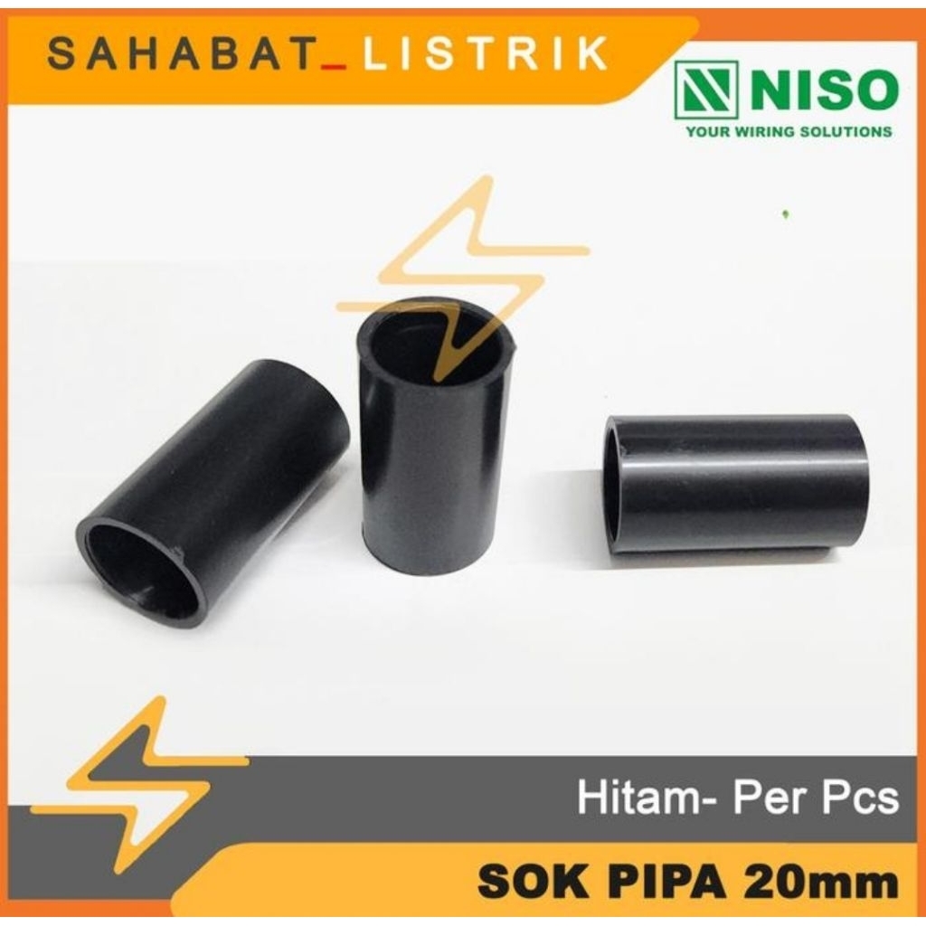 sok pipa listrik 20mm niso