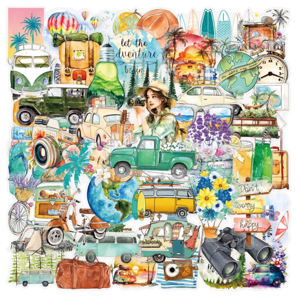 

[50 pcs] DECO STICKER | STICKER DIY | JURNAL AESTHETIC [DS-179] LUAR RUANGAN Animasi Karakter Cartoon Sticker Koper, HP Laptop Tumbler Komputer