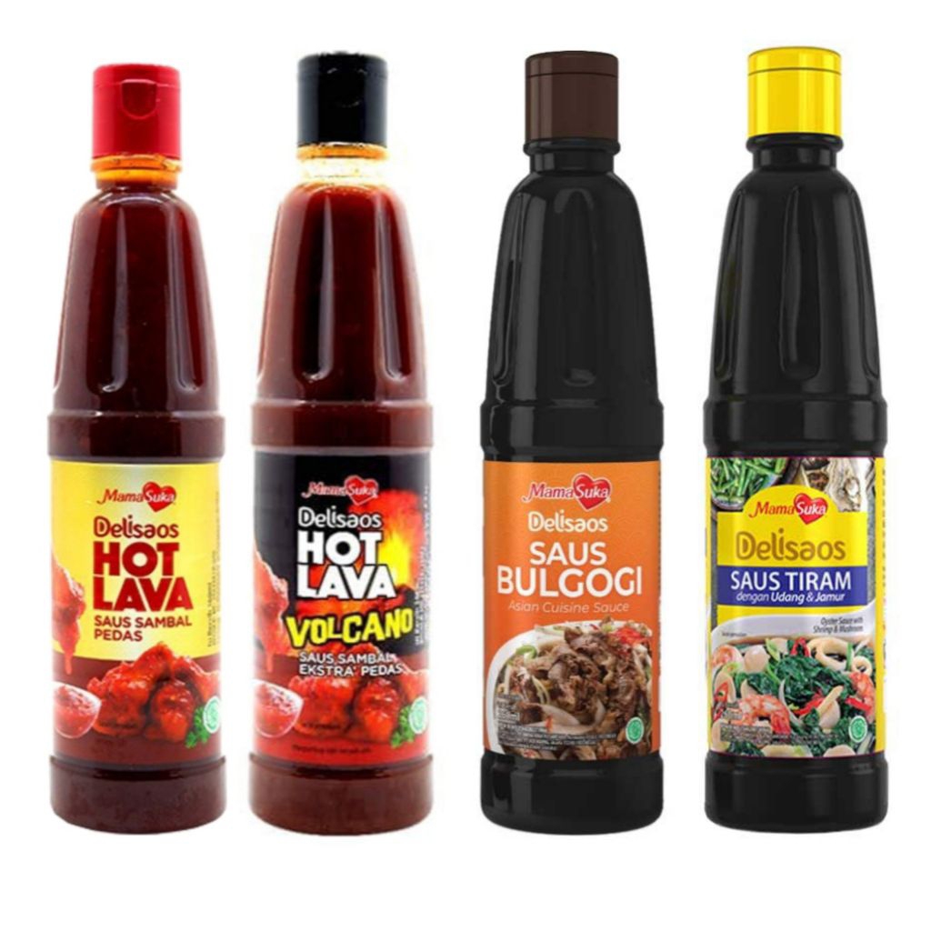 

Mamasuka Saus Sambal Delisaos Hot Lava volcano Bulgogi pet saus tiram mama suka