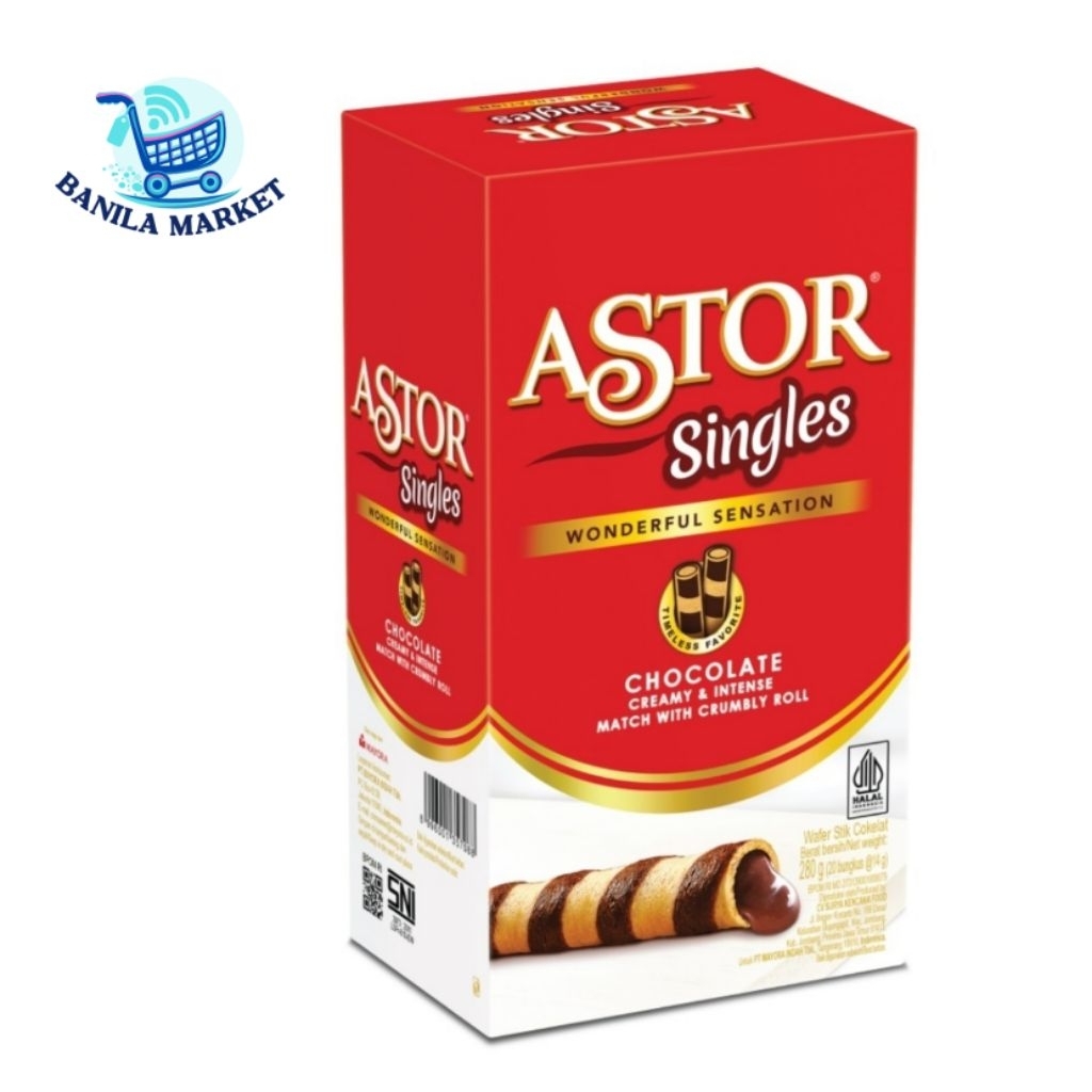 

ASTOR Singles wafer roll Box isi 20pcs