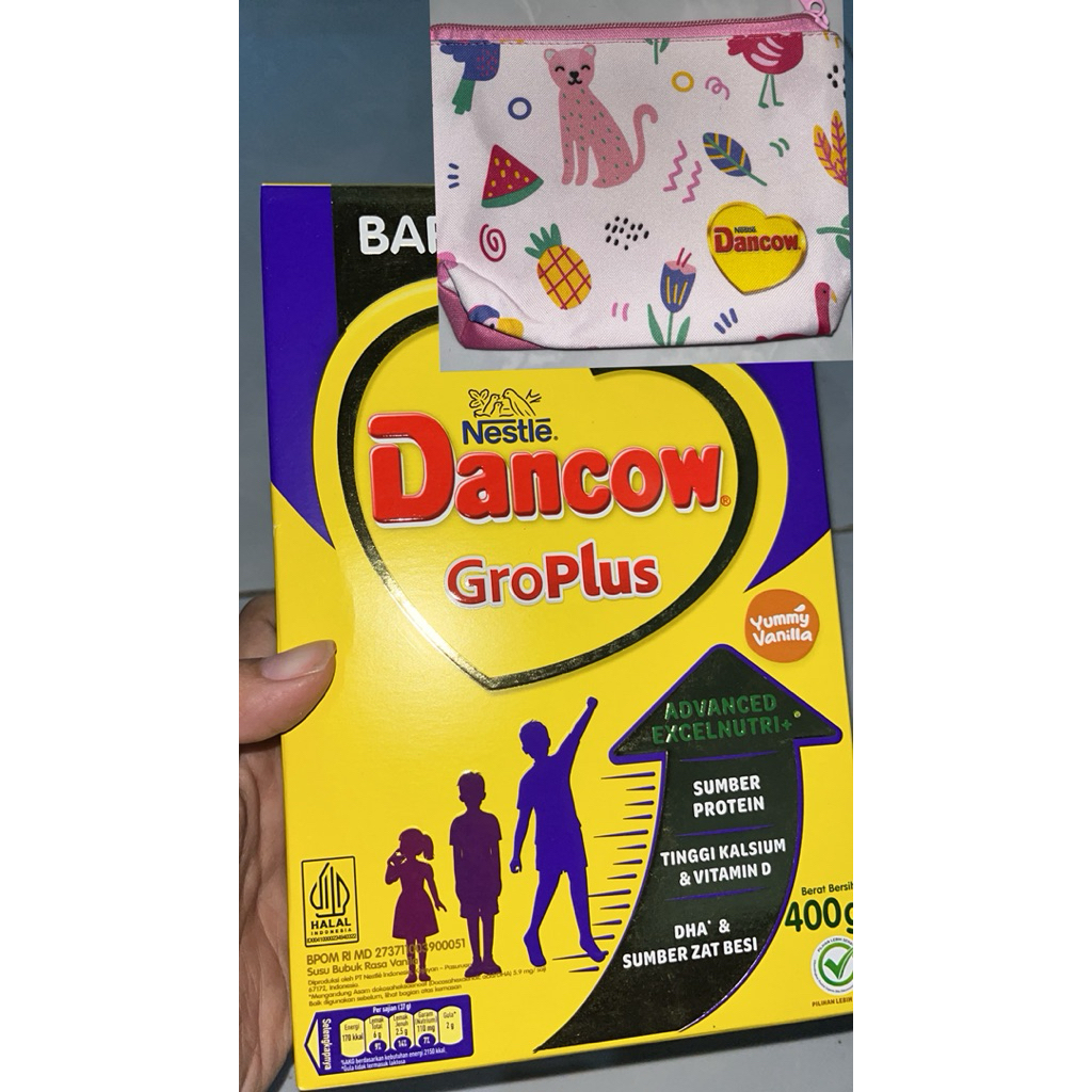 

DANCOW GROPLUS 400gr x 2pcs GRATIS POUCH