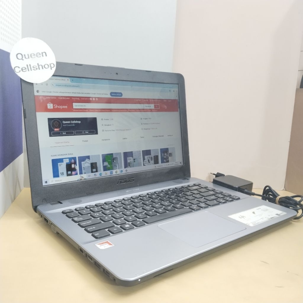 LAPTOP ASUS X441BA AMD A4 9125 4GB 14INCH SECOND BERGARANSI