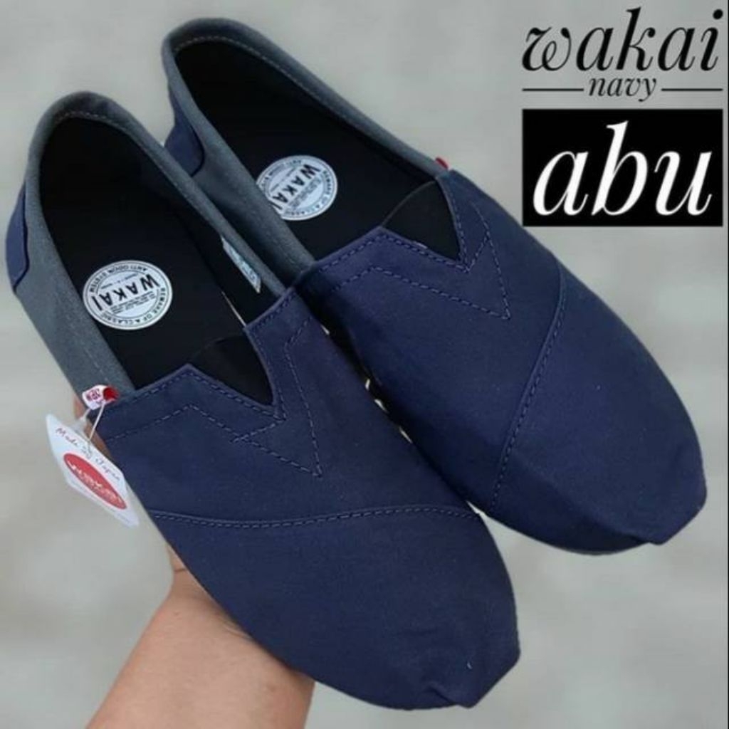 promo terbaru spesial promo murah sepatu wakai pria slip on