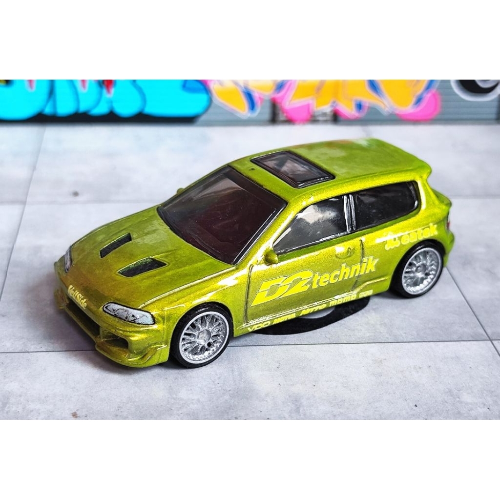 HOTWHEELS COSTUM PREMIUM HONDA CIVIC EG FAST AND FURIOUS