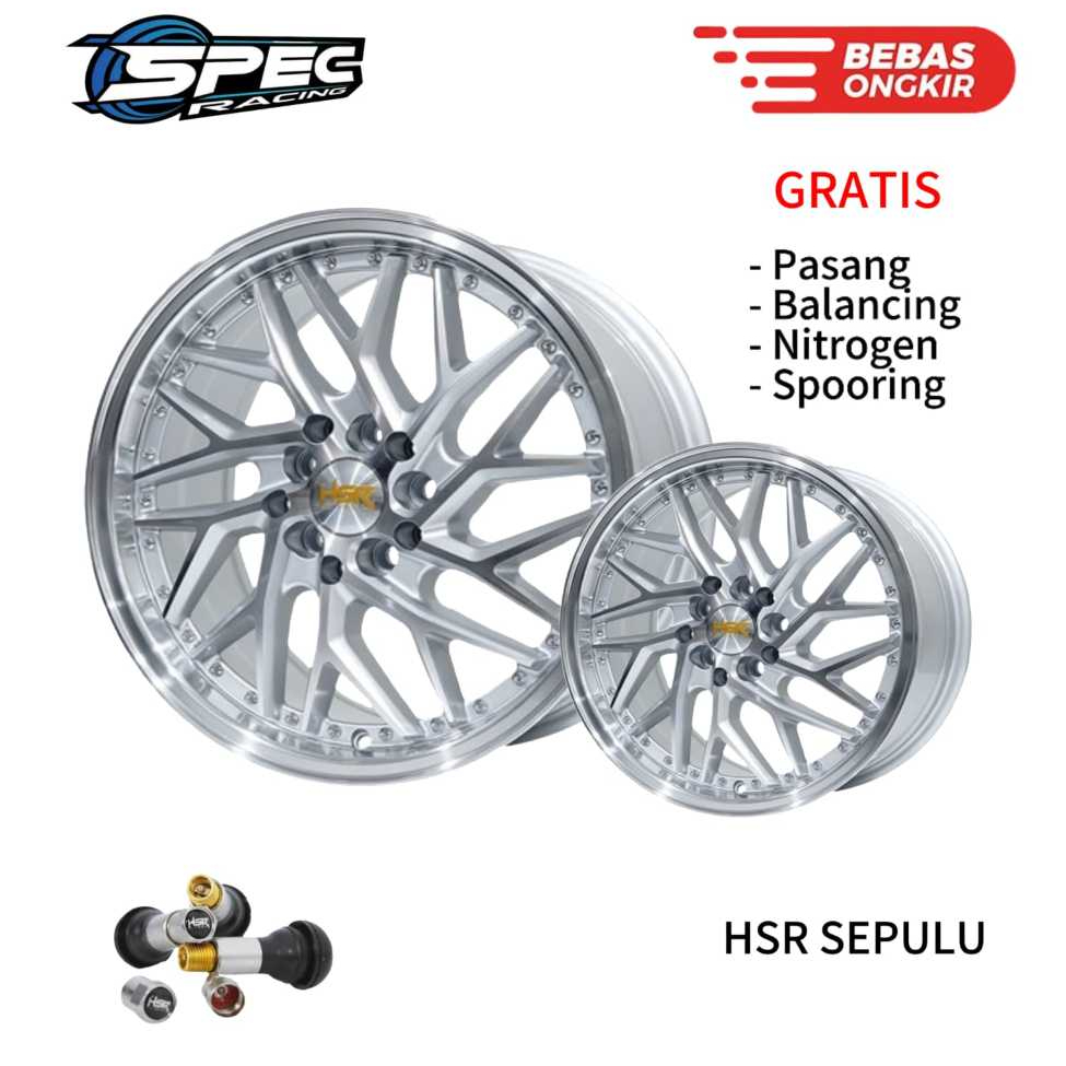 Velg Mobil Racing Hsr Sepulu Ring 16 untuk Altis Sienta Ertiga L300 Grandmax Luxio Dll