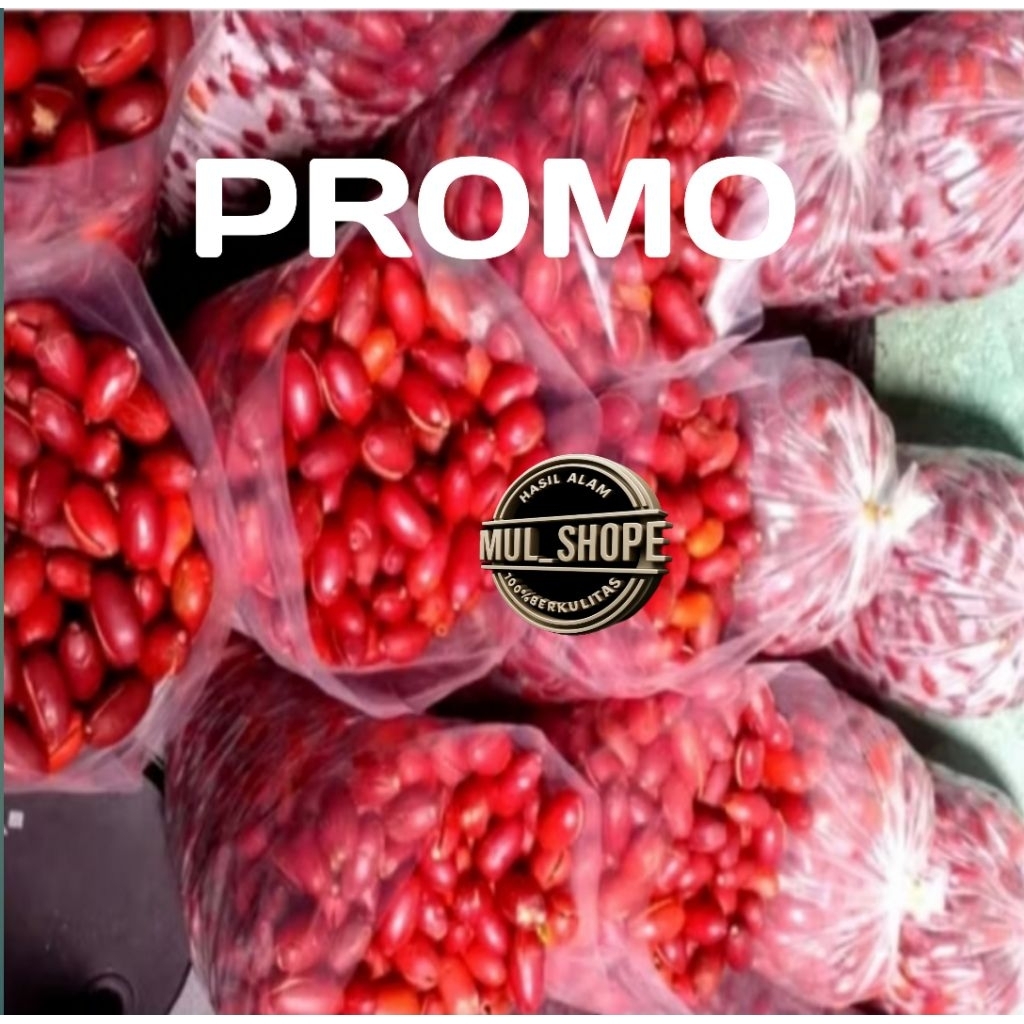 

kulit melinjo segar kulit melinjo 100% mateng baru di kupas