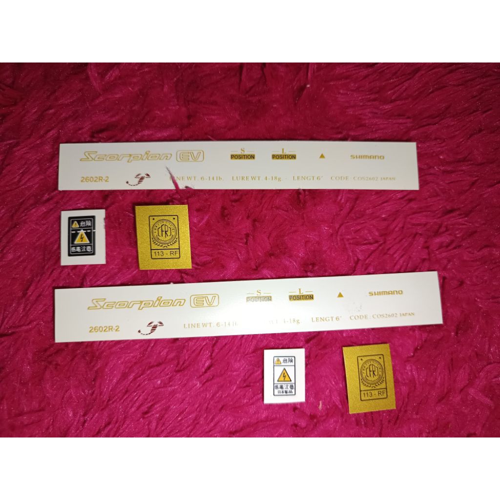 decal scorpion/decal basah/water slide decal
