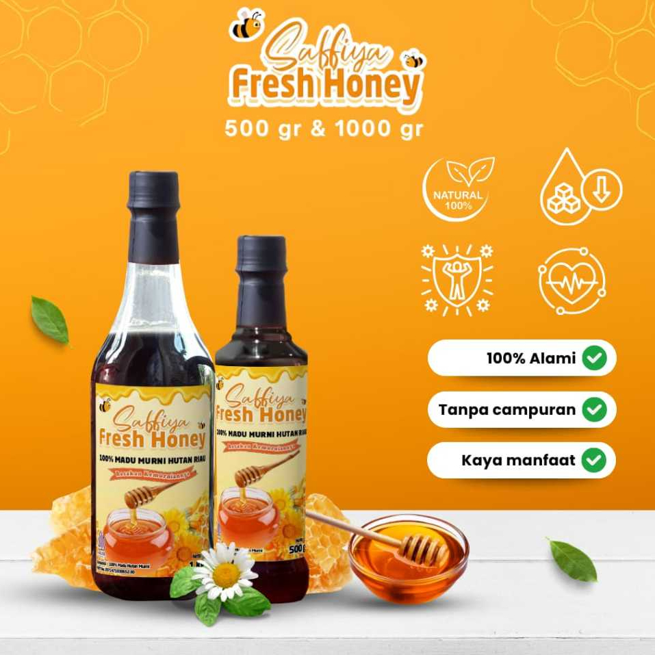 

Madu Saffiya Fresh Honey 100% Madu Murni Hutan Akasia Riau
