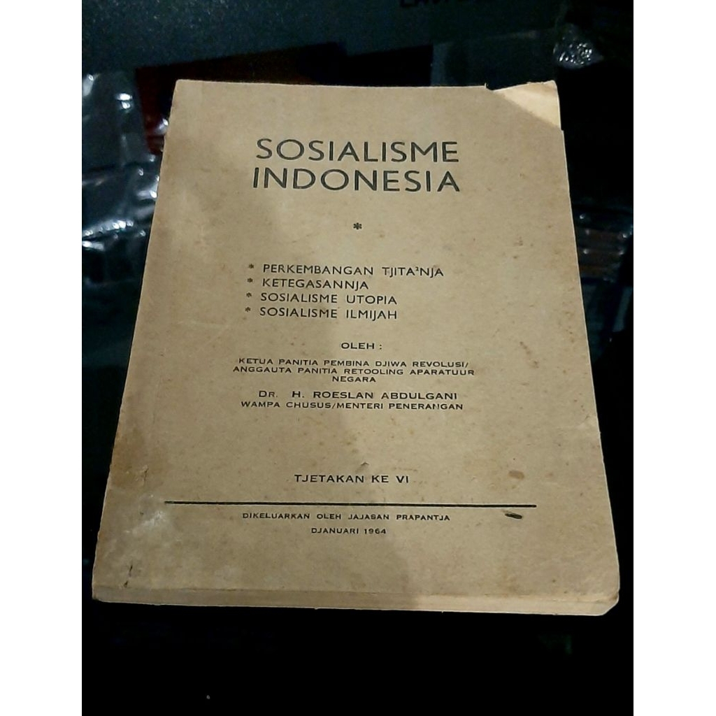 SOSIALISME INDONESIA - CETAKAN KE VI