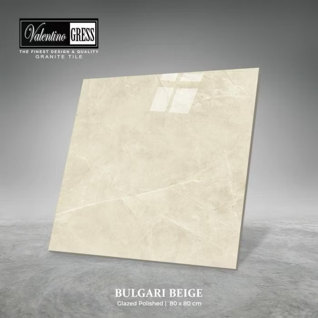 Granit 80x80 Valentino Gress Bulgari Beige | Glazed Polished