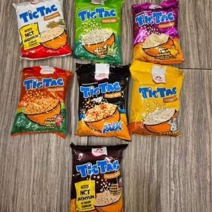 

Tic Tac snack rasa Mi goreng / Original / Sapi / Ayam Bawang / Seaweed / Mix / Pedas 100gr
