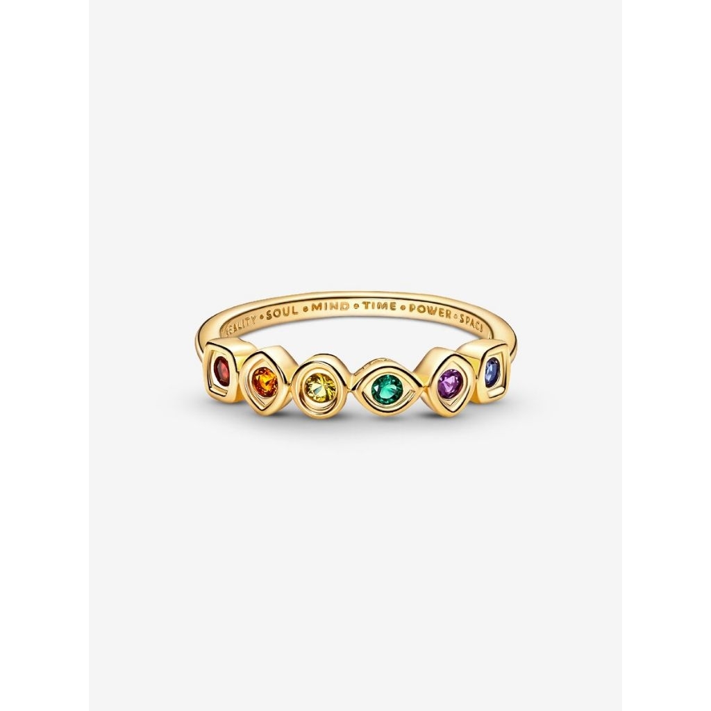 Pandora Marvel The Avengers Infinity Stones Ring/ Gold Plated