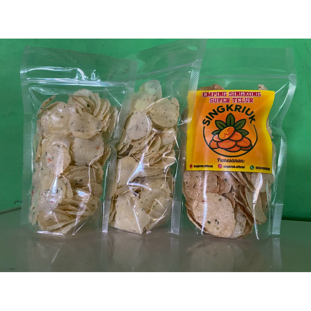 EMPING SINGKONG SUPER TELUR (PEDAS)
