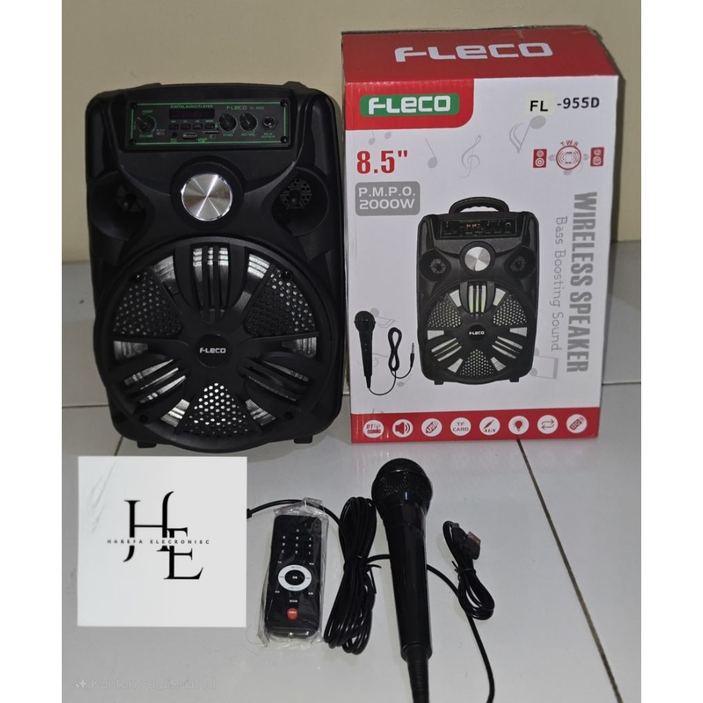 SPEAKER-BLUETOOTH-FLECO-FL955D-FULL-BASS