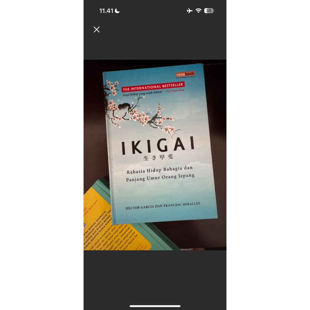 Preloved Buku Ikigai