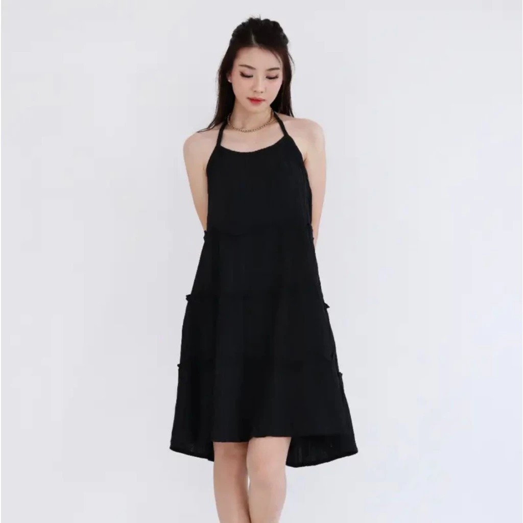 Dress Midi Bonita / Dress Wanita Pendek / Dress Casual / Korean Style