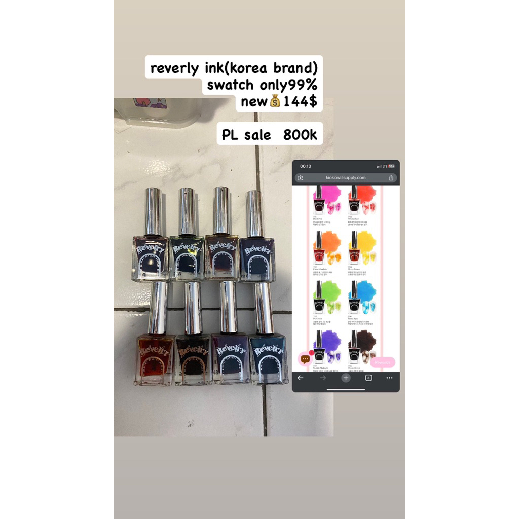 

dgel jini painting set preloved ink color preloved