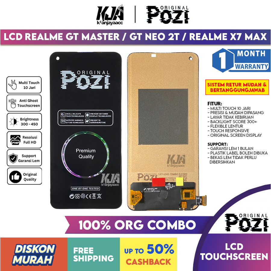 LCD Original Realme GT Master / GT Neo 2T / Realme X7 Max LCD Touchscreen Hp ORI