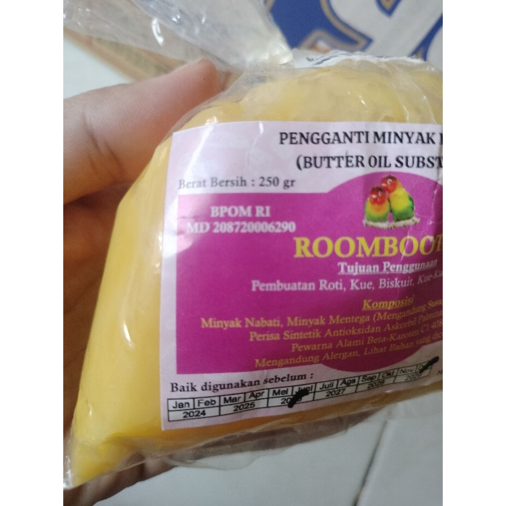 

Roombooter 250 gr /butter oil/pengganti minyak mentega