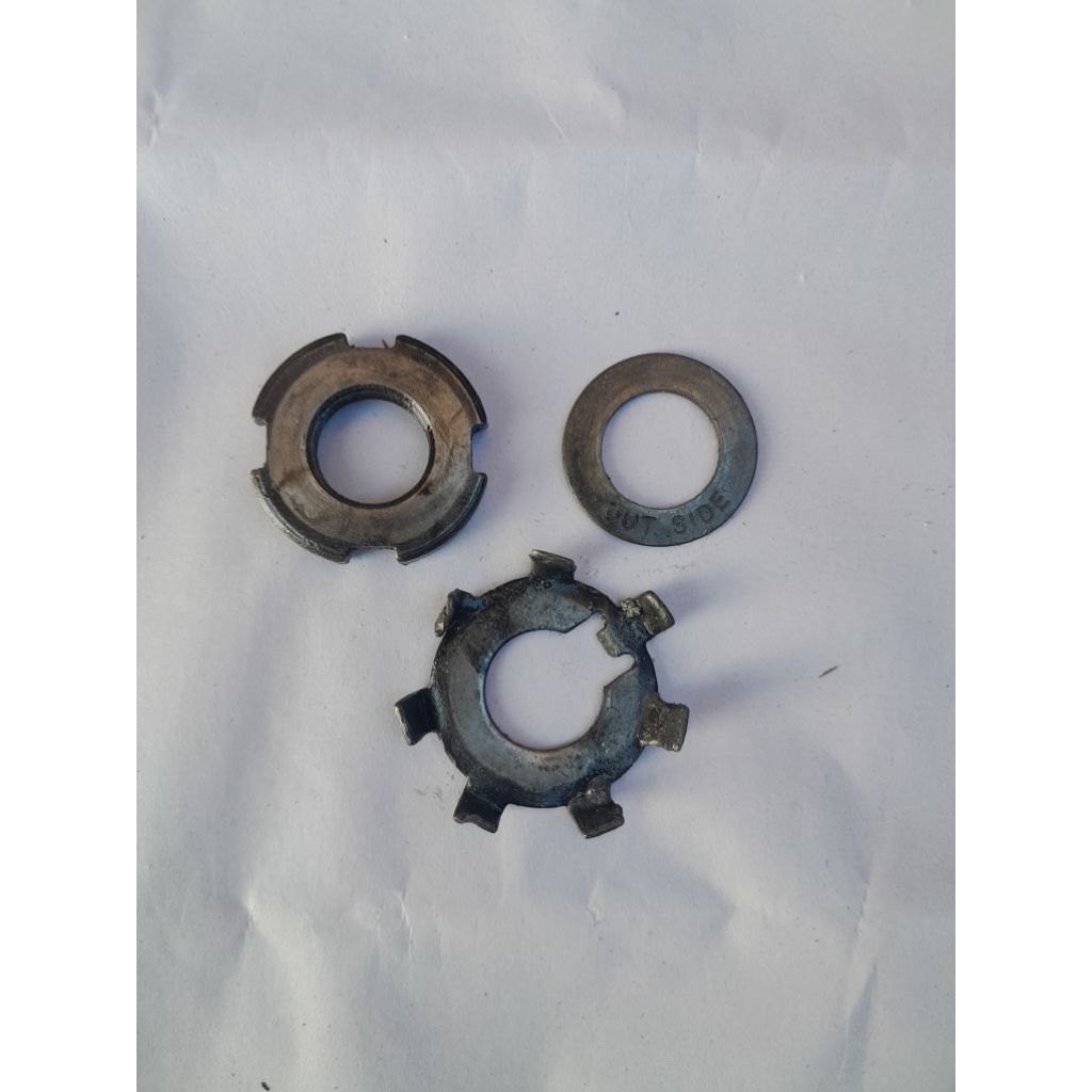 Baut mur ring kampas ganda mangkok ganda Honda supra x astrea grand prima star original