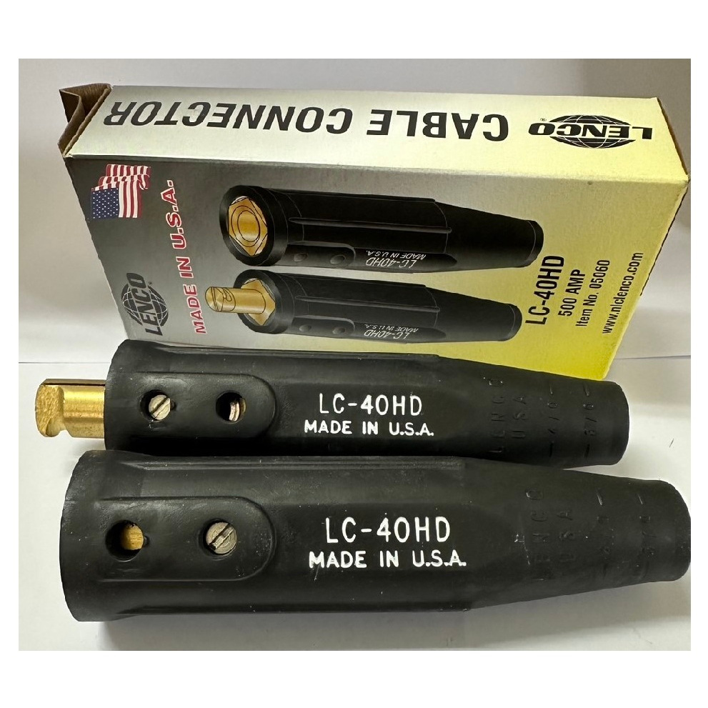 LENCO Konektor Kabel Las LENCO LC-40HD Cable Connector 500 AMP MADE IN USA