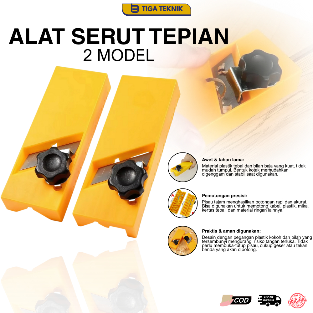 Alat Serut Tepian Gypsum 2 Model Serutan / Edging Edge Trimmer Cutter Gypsum